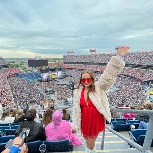 “Hello Molly” Red Sequin Dress